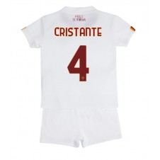 AS Roma Bryan Cristante #4 Bortedraktsett Barn 2022-23 Kortermet (+ korte bukser)